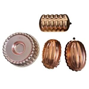 4 COPPER COLORED MOLDS